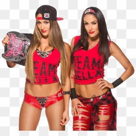 The Bella Twins Wallpaper - Wwe Brie And Nikki Bella, HD Png Download - nikki bella png