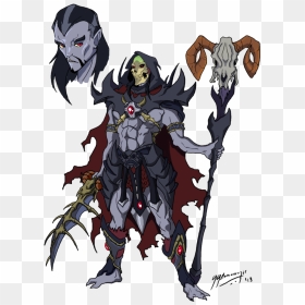 Skeletor Anime Style Redesign By Jazylh-d6bmzho , Png - Skeletor In She Ra, Transparent Png - skeletor png