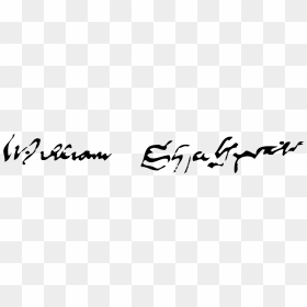 William Shakespeare Signature Original, HD Png Download - shakespeare png
