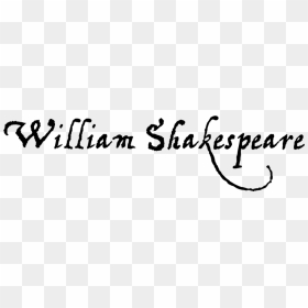 William Shakespeare In Cursive, HD Png Download - shakespeare png