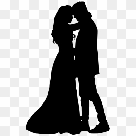 Couple Silhouette Transparent Background, HD Png Download - kiss mark png