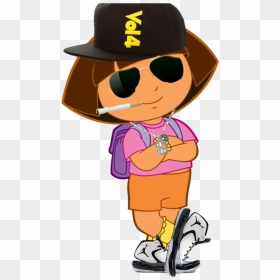 Dora Animated Cartoon Character - Dora Png Transparent, Png Download - thug life joint png