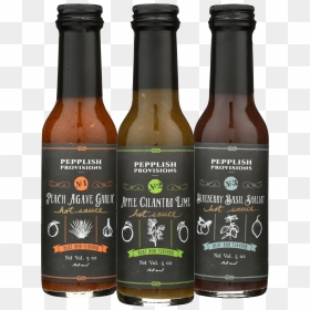The Hot Sauce Trio - Beer Bottle, HD Png Download - hot sauce png