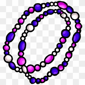 Transparent Mardi Gras Clipart - Bead Necklace Clipart, HD Png Download - mardi gras beads png