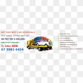 Transparent Damaged Car Png - Tow Truck, Png Download - tow truck png