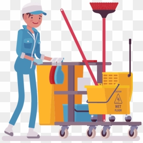 Originally Established To Provide Discount Cleaning - Cartoon Cleaning Supplies, HD Png Download - cleaning supplies png