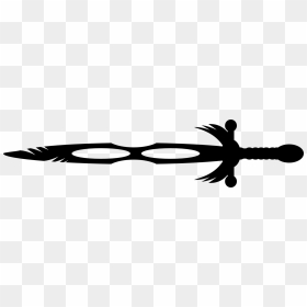 أسود السيف Png Pic سيف - Sword Black White Png, Transparent Png - master sword png
