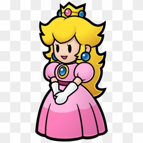 Princess Peach Paper Mario Clipart , Png Download - Paper Mario Princess Peach, Transparent Png - princess peach png
