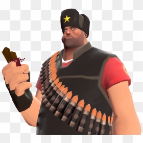 Heavy With The Officer"s Ushanka Tf2 - Russian National Anthem Meme, HD Png Download - ushanka png