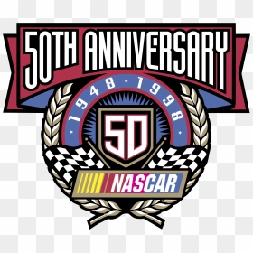 Nascar 50th Anniversary Logo, HD Png Download - nascar logo png