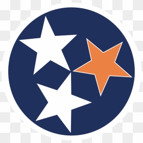 Tn Circle And Stars - Tennessee State Flag, HD Png Download - circle of stars png