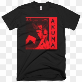 Akuma2-red2x Mockup Front Wrinkled Black - Plague Inc Greenland Shirt, HD Png Download - akuma png