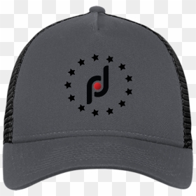 Circle Of Stars Black & Red Snapback Trucker Cap - Baseball Cap, HD Png Download - circle of stars png