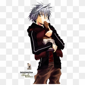White Haired Anime Guy , Png Download - White Haired Anime Guy, Transparent Png - anime guy png