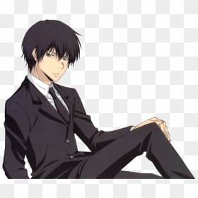 Google Image Result For Http - Sitting Anime Boy Png, Transparent Png - anime guy png