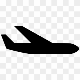 Airplane Side - Airplane Side On Black, HD Png Download - airplane icon png