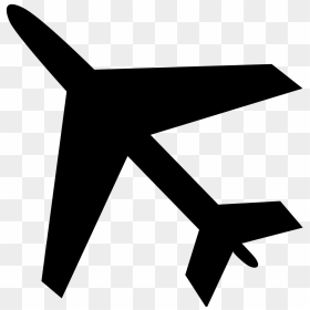 Aircraft Icon Traffic Shield Holiday Travel - Shape Of A Plane, HD Png Download - airplane icon png