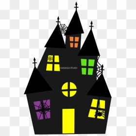 Haunted House Transparent Graphic, HD Png Download - haunted house png