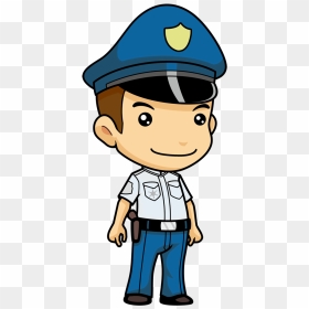 Cute Policeman Police Clipart - Police Officer Clipart, HD Png Download - policeman png