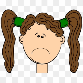 Pig Tails Clipart, HD Png Download - brown hair png