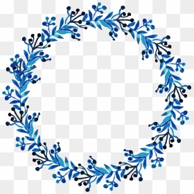 Circle, HD Png Download - watercolor wreath png
