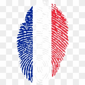 French Flag Fingerprint Png, Transparent Png - french flag png
