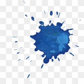 Image Free Library Blue Watercolor Png Transparent - Blue Paint Drop, Png Download - blue watercolor png