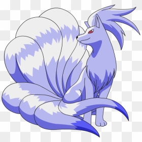 Ninetales Pokemon Shiny - Shiny 9 Tails Pokemon, HD Png Download - shiny png