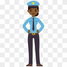 Cartoon Drawing Animation - Police Officer Cartoon Png, Transparent Png - policeman png
