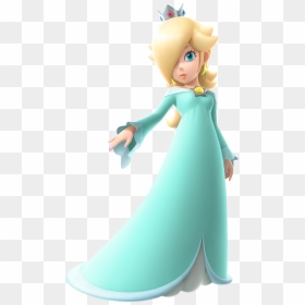 Super Mario Rosalina, HD Png Download - princess peach png