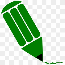 Pencil Stylized Green Clip Arts - Clipart Green Pen, HD Png Download - pencil icon png