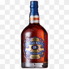 Chivas Regal 18, HD Png Download - hennessy bottle png