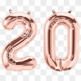 Rose Gold 2018 Balloons , Png Download - Mobile Phone, Transparent Png - gold balloons png