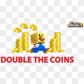 Transparent Mario Coin Png - Super Mario Gold Block, Png Download - mario coin png