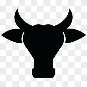 Chicago Bulls Silhouette Png - Cow Head Silhouette Png, Transparent Png - chicago bulls logo png