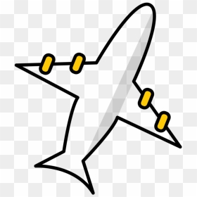 Airplane-icon, HD Png Download - airplane icon png