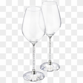 Crystalline Red Wine Glasses - Wine Glass, HD Png Download - wine glasses png