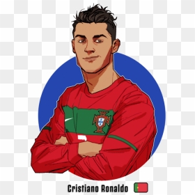 Clip Art Black And White Library Cristiano Ronaldo - Cristiano Ronaldo Cartoon Png, Transparent Png - ronaldo png