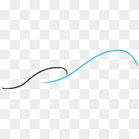 How To Draw Waves - Draw A Wave Step By Step Easy, HD Png Download - wave emoji png