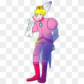 Male Version Of Princess Peach I Made It For Fun Lol - Princess Peach As A Guy, HD Png Download - princess peach png