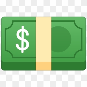 Dollar Banknote Icon - Dollar Emoji, HD Png Download - dollar sign icon png