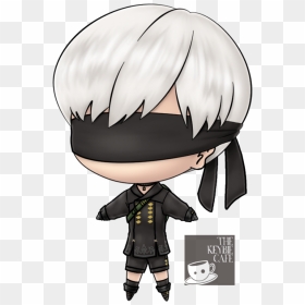 Nier Automata Keybies - 9s Emoji Nier, HD Png Download - nier automata png