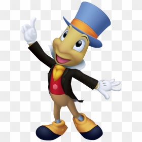 Thumb Image - Kingdom Hearts 2 Jiminy, HD Png Download - pinocchio png