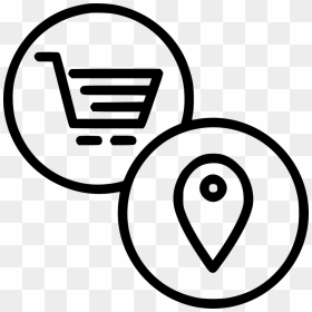 Pin Location Region Mall Spot Cart Comments - Online Trade Icon, HD Png Download - location pin png