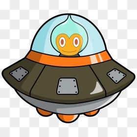 Spaceship Aliens Bitcoin Android Download Free Image - Cartoon Alien Spaceship Png, Transparent Png - aliens png