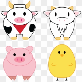 Free Download Farm Animals Png Clipart Farming Simulator - Transparent Farm Animals Cartoon, Png Download - farm png