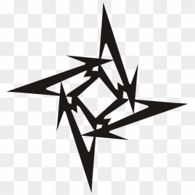Metallica Logo Hd, HD Png Download - ninja star png