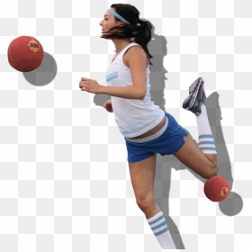Dodgeball Game Png Clipart , Png Download - Dodgeball Playing Girl Png, Transparent Png - dodgeball png