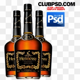 Super Bowl Trophy Psd, HD Png Download - hennessy bottle png