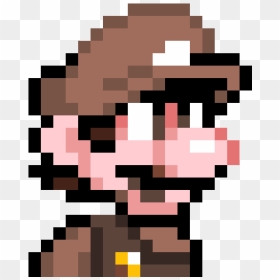 Idle Animation Pixel Art, HD Png Download - mario mustache png
